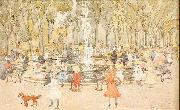 In Central Park New York ( Maurice Prendergast